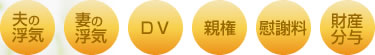 夫の浮気・妻の浮気・ＤＶ・親権・慰謝料・財産分与の相談所